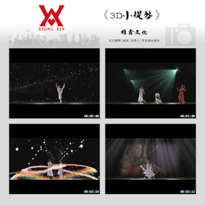 3D视频互动秀 小提琴